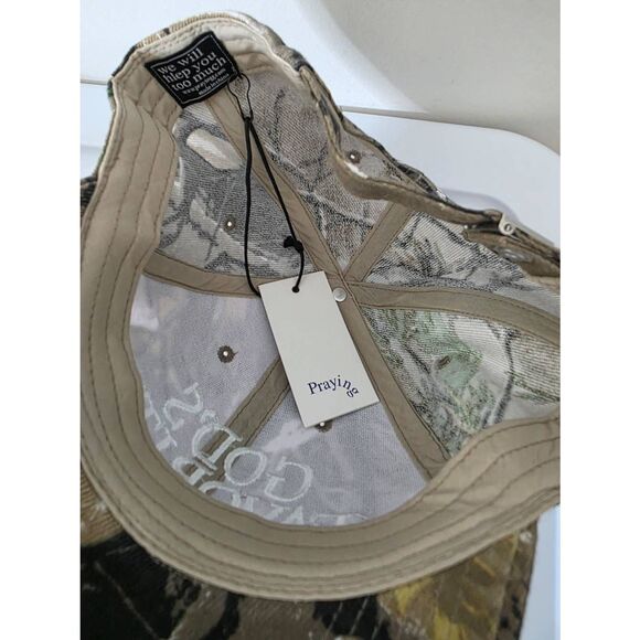 NWT PRAYING SSENSE Exclusive Khaki \'God\'s Favorite\' Real Tree Cap main image 5